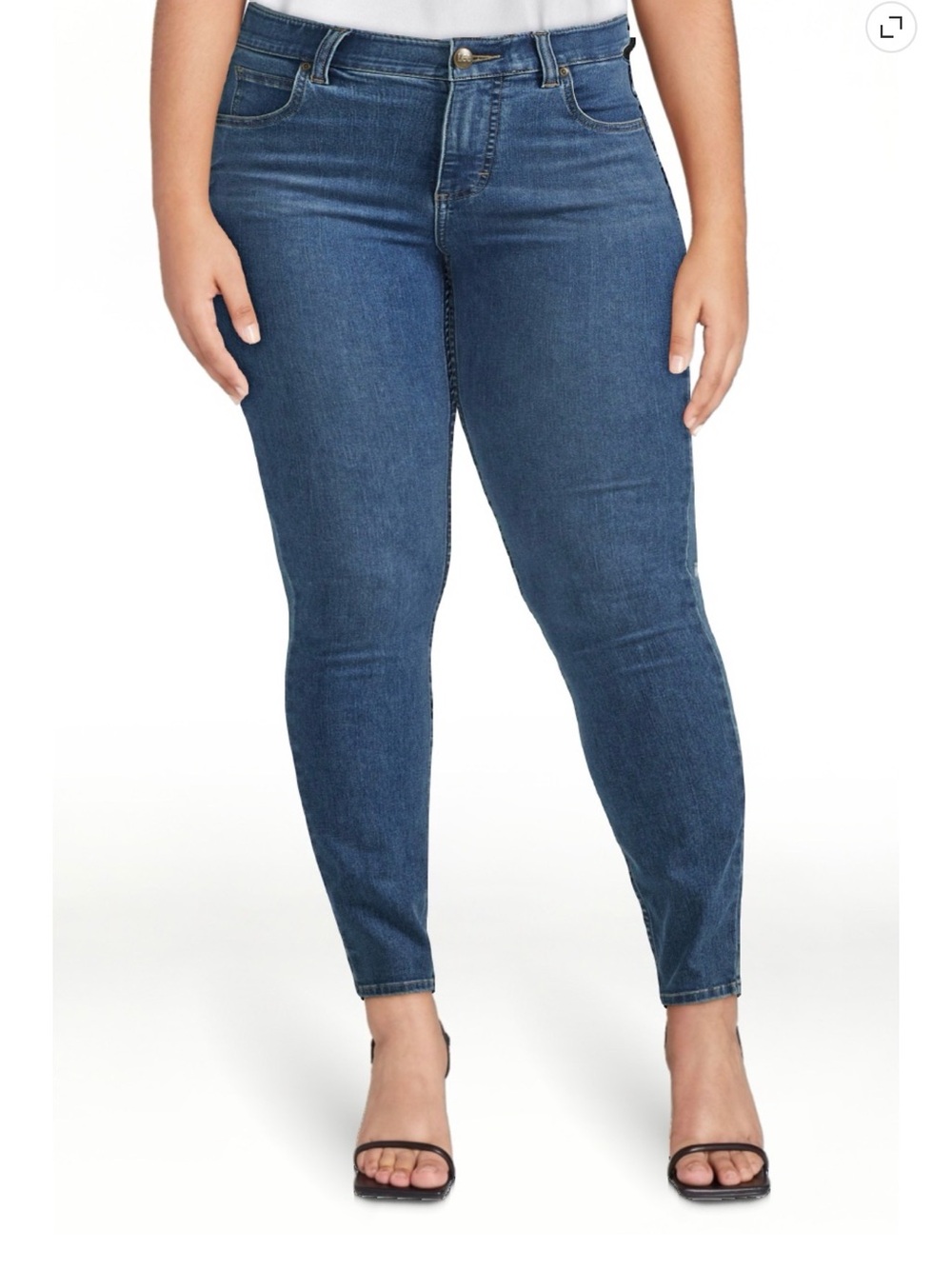 Lee Ultra Lux Flex Motion Skinny Jeans 16WP Petite Blue Stretch